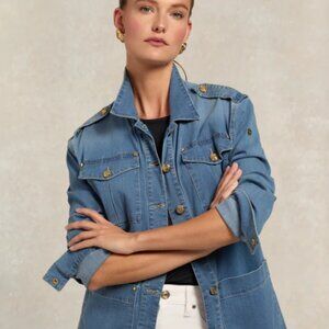Holland Cooper Artillery Jacket Denim Brand New with Tags